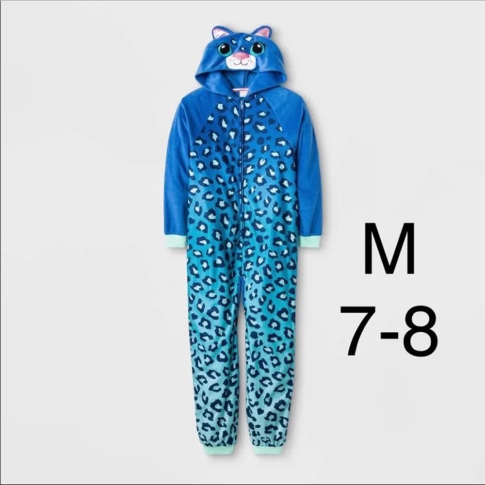 COPY - Cat & jack pajama onesie medium 7-8